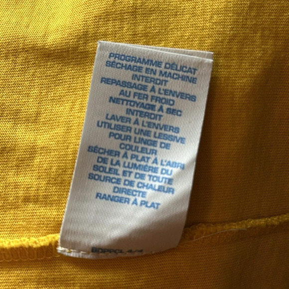 BODEN SOFT COTTON BLEND JERSEY YELLOW SIENNA DRESS 10L - Picture 7 of 7